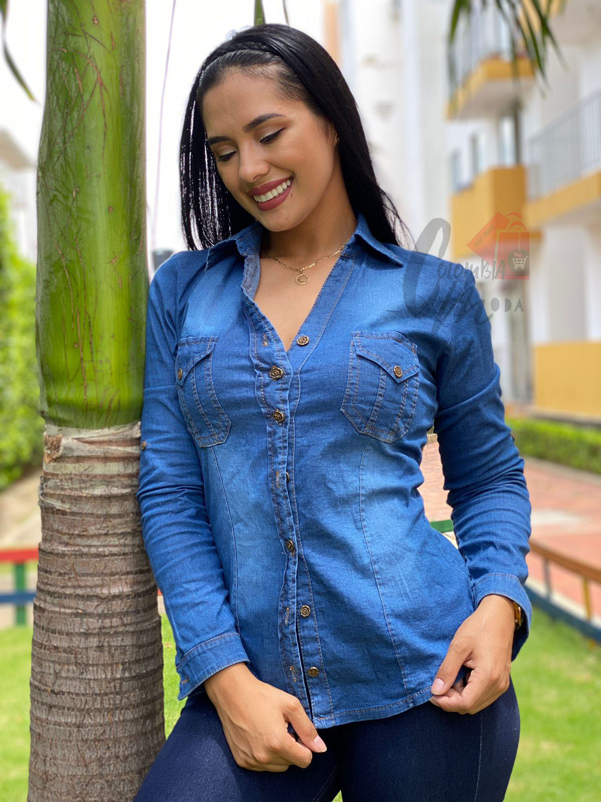 Blusa Para Dama En Jean H167