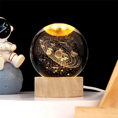 ESFERA CRISTAL GRANDE  LUZ DE LED