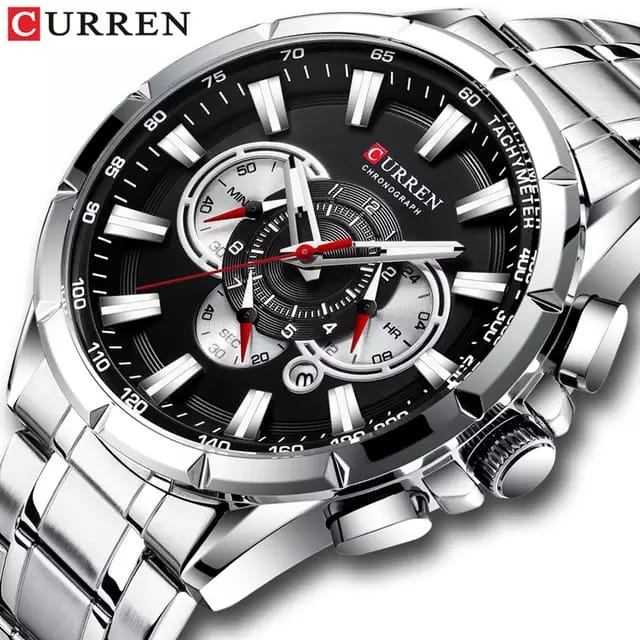 Reloj Curren 8363 + Gafas Wayfarer Negra