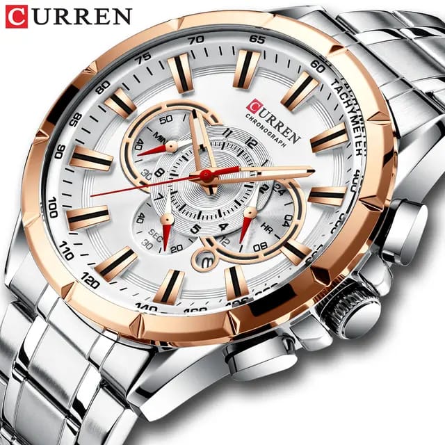 Reloj Curren 8363 + Gafas Wayfarer Negra