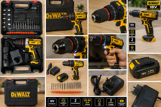 TALADRO 18V DEWALT CON MANDRIL 1/2 (I)