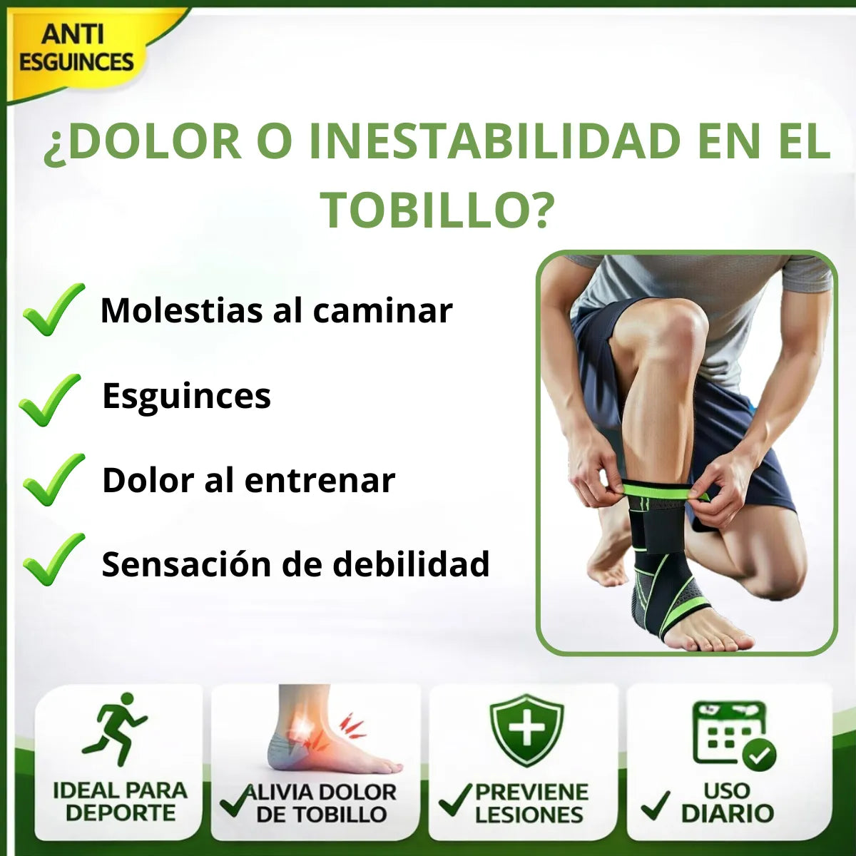 Tobillera Deportiva Para Compresion